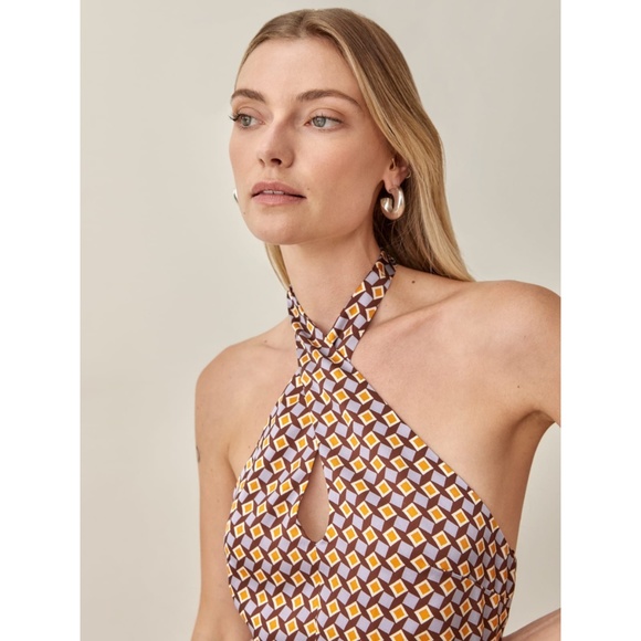 Reformation Lille Silk Dress NWT - Picture 5 of 13